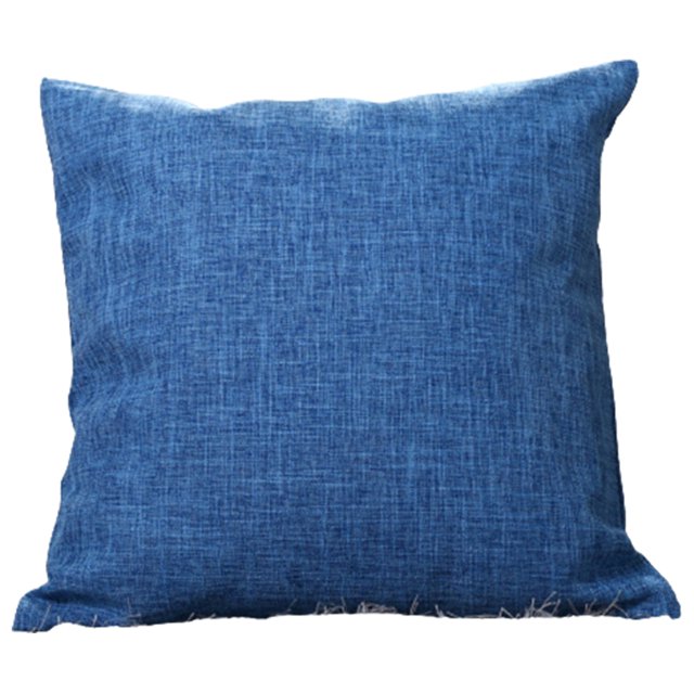 CAROOTU Linen Throw Pillow Cover Solid Plain Color Square / Rectangular Pillowcase for Couch Sofa Bed Car Home New