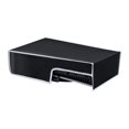 thumbnail image 1 of Funda antipolvo horizontal para consola PS5, funda impermeable antiarañazos con puerto de cable trasero para consola - Negro con línea blanca, 1 of 3