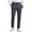 Dark Gray, variant on Men's Dress Plaid Trousers Slim Fit Flat Front Business Pants Fashion Stretch Skinny Golf Office Long Pants with Pockets (L, Black)