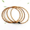 thumbnail image 4 of Splihome 1Pc Fishing Landing Net Circle internal Diameter 25Cm/30Cm/35Cm Bamboos Fly Fishing Nets Diy Tool Fishing Accessories，35Cm, 4 of 4
