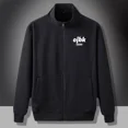 thumbnail image 2 of Sudadera con capucha para hombre, ropa masculina, sudadera con cremallera completa, jersey negro, talla grande, estética, invierno, años 90, algodón, nueva, Y2k, holgada, sin capucha, 2 of 5