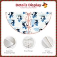 thumbnail image 3 of Sikiie Penguin Winter Fun Christmas Tree Skirt, Christmas Tree Decorations, Christmas Decor, Tree Mat Decoration(30-48IN)-30", 3 of 6