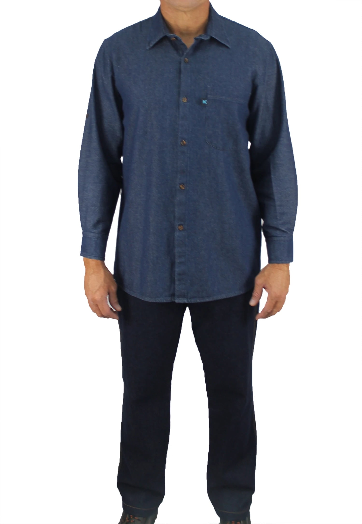 Long Sleeve Work Shirt with Pockets 