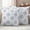Sky Blue, Azure, White, variant on Blue Palm Tree Outdoor Waterproof Pillow Covers, Tropical Summer Botanical Forest Modern Decorative Square Throw Pillowcase Sofa Cushion Sham for Patio/Couch/Chair, 20"x20" 2 Pack