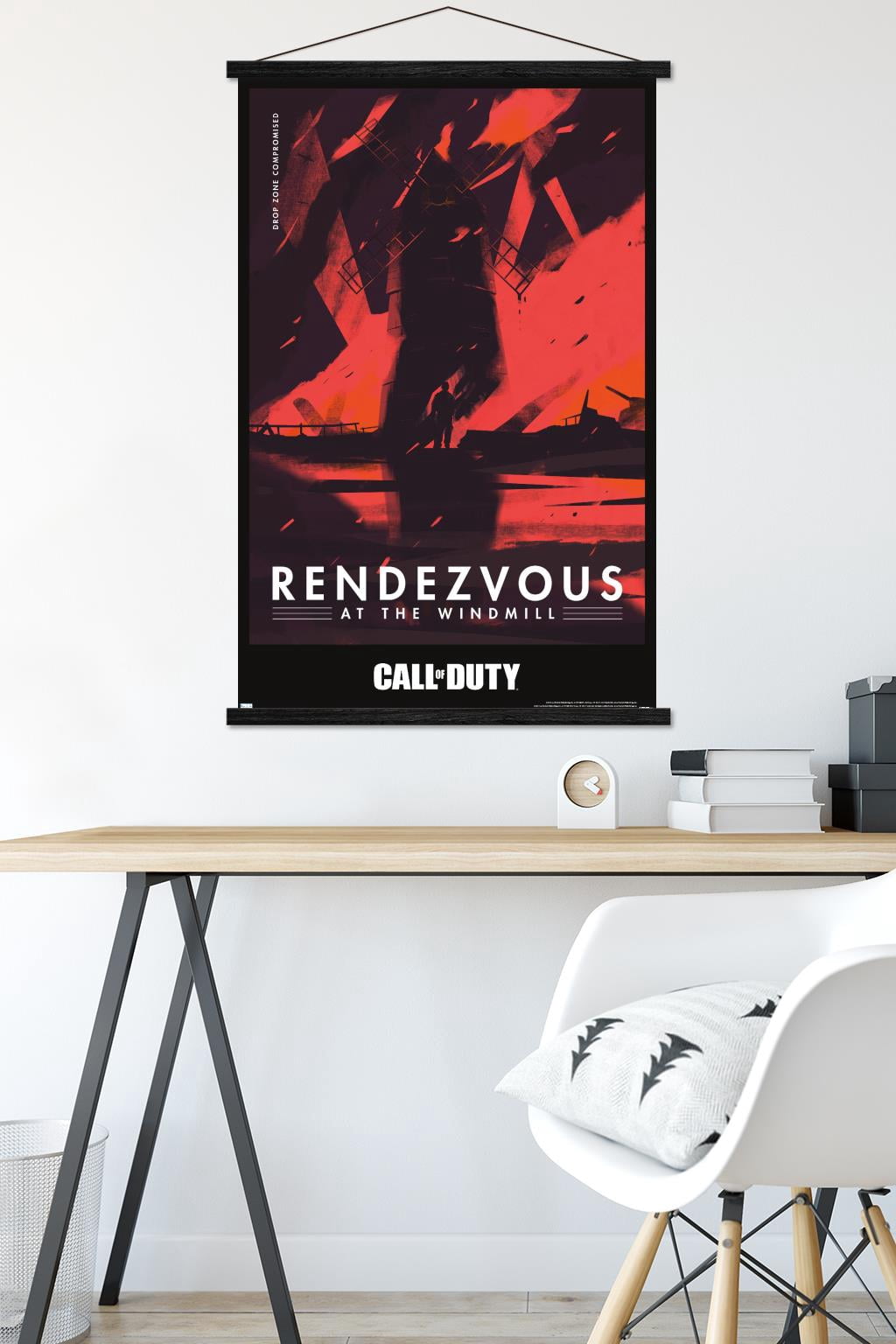Call of Duty: Vanguard - Rendezvous Wall Poster with Wooden Magnetic Frame, 22.375" x 34"