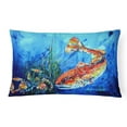 thumbnail image 1 of Carolines Treasures MW1214PW1216 Scattered Red Fish Fabric Decorative Pillow, 1 of 3