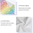 thumbnail image 4 of Coolnut Towel Set of 3, Rainbow Stars 1 Bath Towel, 1 Towel, 1 Small Square Towel, Strong Soft and Compact Absorbent Yoga Gym Hotel Excellent Choice. Washcloth Gift, 4 of 7