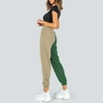 thumbnail image 5 of Sngxgn Wide Leg Pants for Women High Waisted Yoga Pants Casual Lounge Joggers Loose with Pockets(Khaki,XS), 5 of 8