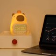 thumbnail image 2 of Fanysdsi Réveil Numérique Capybara avec Veilleuse pour Chambre d'Enfant et Table de Garderie, 2 of 8