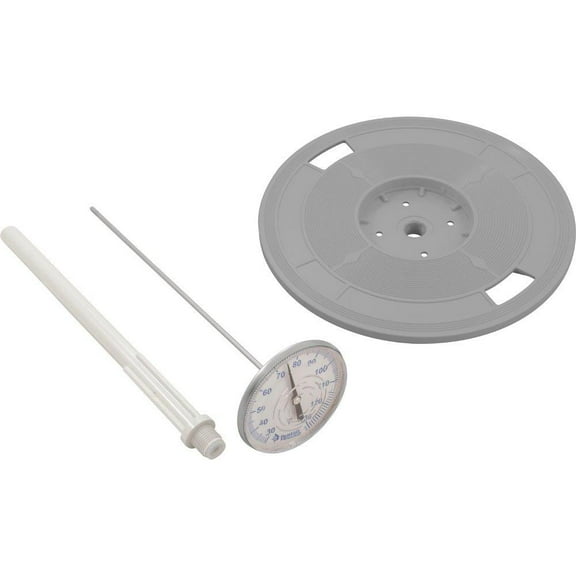 Pentair L4G 9.18" Round Skimmer Lid with Thermometer - Gray