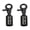 Black, variant on Metal Bag Buckles for Bag Straps Cord Stopper Handbag Belt Hanger Connector Clasp Diys Hardware Accessories Gifts