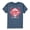 HEATHER BLUE, variant on Instant Message - Baseball Cleveland - Youth Boys Short Sleeve Graphic T-Shirt