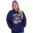 thumbnail image 2 of I Hate Tacos Said No One Ever Pun Unisex Plus Size Hoodie Brisco Brands 4X, 2 of 6