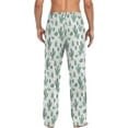 thumbnail image 2 of FREEAMG Cartoon Cactuses Pajama Pants for Men, Men's Separate Bottoms, Comfortable Sleep Lounge Pj Pants, 2 of 7