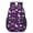 Unicorn and Rainbow Purple Pattern, variant on Unicorn and Rainbow Purple Pattern 17" Waterproof Oxford School Backpacks for Teens, S-Shape Padded Straps, for School, Travel, Hiking, Camping