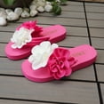 thumbnail image 5 of Women's Slippers Women's Casual Versatile Flop Sandals For Spring And Summer Featuring Comfortable And Stylish Floral Open Toe And Soft Soles.,Hot Pink,40, 5 of 9