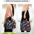 thumbnail image 4 of FORMRS Womens Corduroy Tote Bag Crossbody Shoulder Handbag with Pocket, Zodiac Stars, 4 of 7