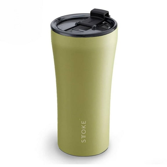 Sttoke The Mossy Meadows Classic with Leakproof Lid Heather Green Tumbler, 16 oz. Capacity