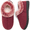 Red, variant on Womens Closed Back Slippers Warm Soft Comfy Memory Foam Non-Slip House Shoes with Fluffy Collar