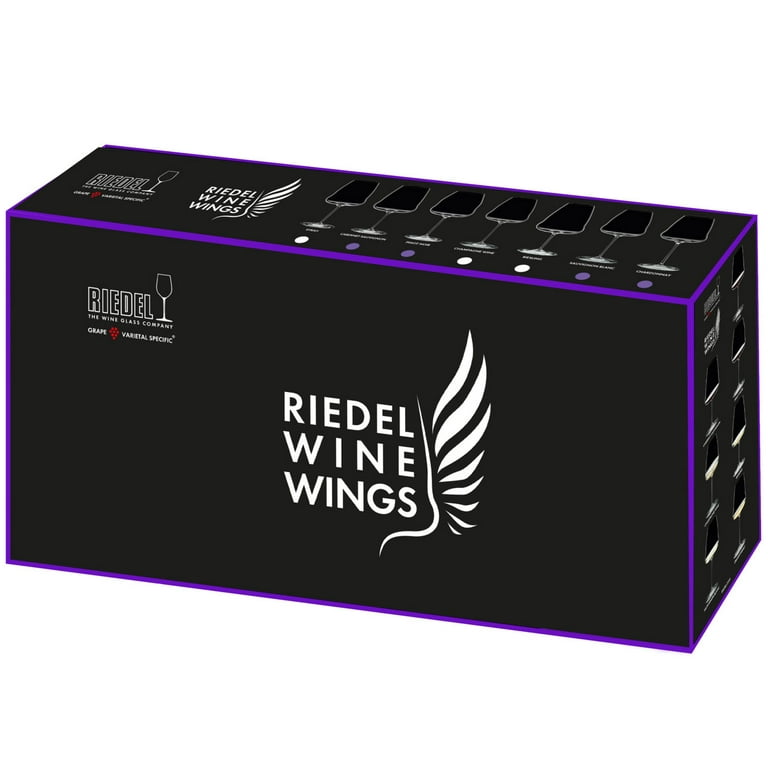 Riedel Winewings Tasting Wine Glass Set (4-Pack) w/Aerator and Polishing Cloth, Size: One size, Clear