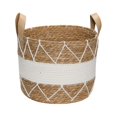 thumbnail image 3 of Cesta para la colada, cesta tejida de cuerda para la colada, cesta de almacenamiento de juguetes nórdicos con asa, cesta para guardería de bebé, bolso grande, 3 of 7