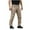 Khaki, variant on CHEEREAM Men's Lightweight Tactical Hiking Pants Quick Dry Stretch Multi Pockets Outdoor Work Cargo Pants Army Green XXL