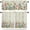 Khaki, variant on Kitchen Curtains and Valances Set, 3 Pieces Rod Pocket Tier Curtains Farm Country Star on Wooden Door Small Window Valance Sets Treatment Drapes Rural Wood Barn