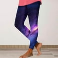 thumbnail image 2 of QATAINLAV Workout Leggings for Women Ankle Length Footless Elastic Leggings Buttery Soft Gym Yoga Pants High Waisted Holiday Tights Dark Blue S Back to School Sales, 2 of 5