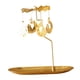 thumbnail image 2 of Portavelas giratorio,Portavelas giratorio, Portavelas Bandeja Portavelas para té,Portavelas para velas de pilar cónico,Portavelas de escritorio Moon Light Holder Decorativo,Inicio Boda, 2 of 9