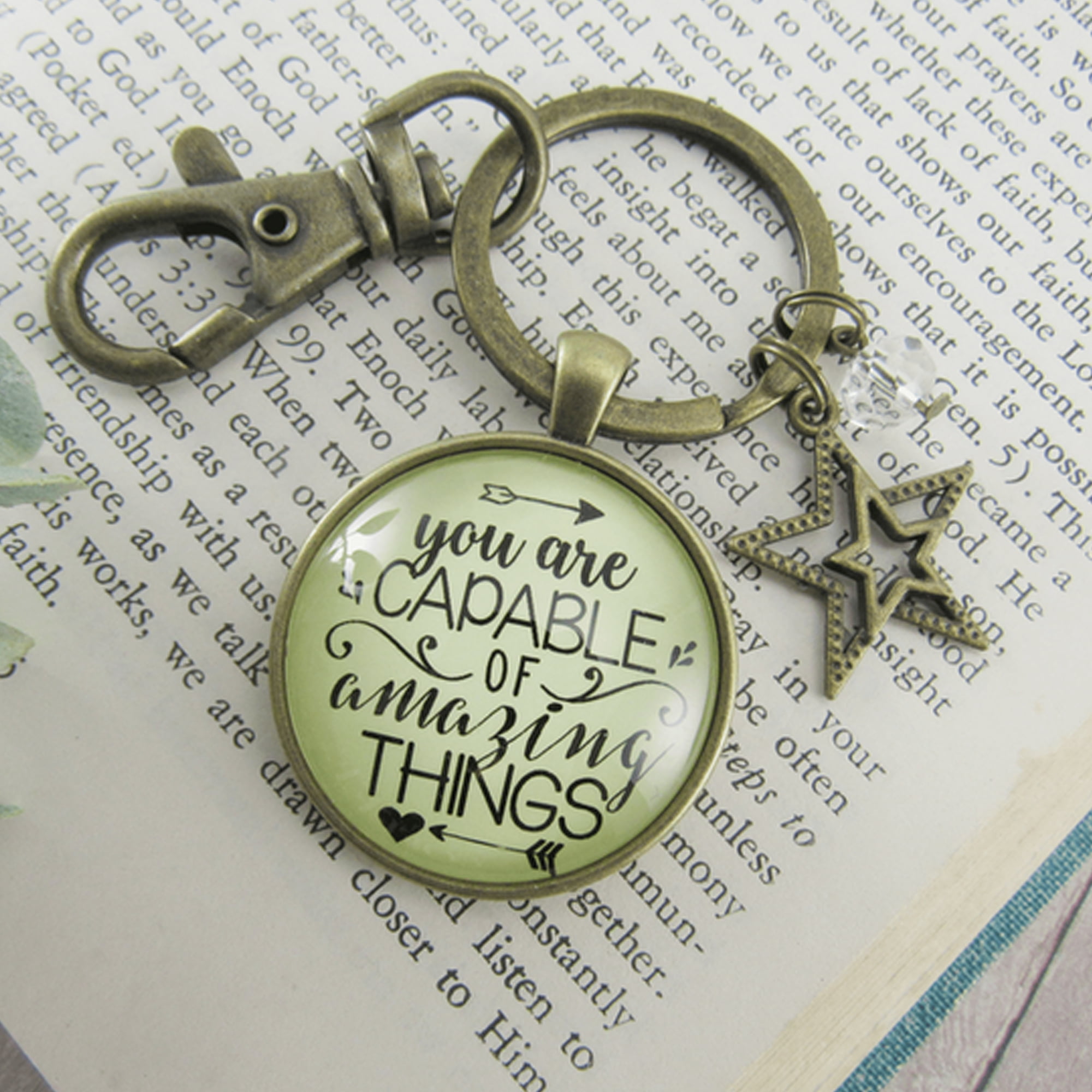 You Are Capable Of Amazing Things, Motivational and Inspirational Keychains  