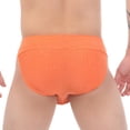 thumbnail image 4 of Mens Comfy Briefs Striped Printed Mid Waisted High Fork Breathable Mesh Large Size Comfortable Underpants Simple Regular Underwear, 4 of 5