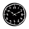thumbnail image 3 of Reloj de pared elegante de 12 pulgadas con movimiento silencioso, reloj decorativo de arte para pared. 10022, 3 of 9