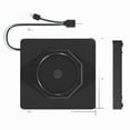 thumbnail image 5 of External Optical Drive USB 3D Burner CD DVD Player Recorder for Laptop PC Computer ,Plug and Play, 5 of 5