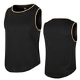 thumbnail image 2 of Camiseta sin mangas de malla de secado rápido para hombre: camiseta sin mangas para fitness, color liso, corte ajustado, material de poliéster, tallas S-XXXL para correr/hacer ejercicio., 2 of 4