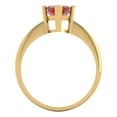 thumbnail image 4 of 2.5 ctw Solitaire Anniversary Ring for Women | Marquise Cut Natural Garnet | Hyperallergenic Solid 14K Yellow Gold, 4 of 5