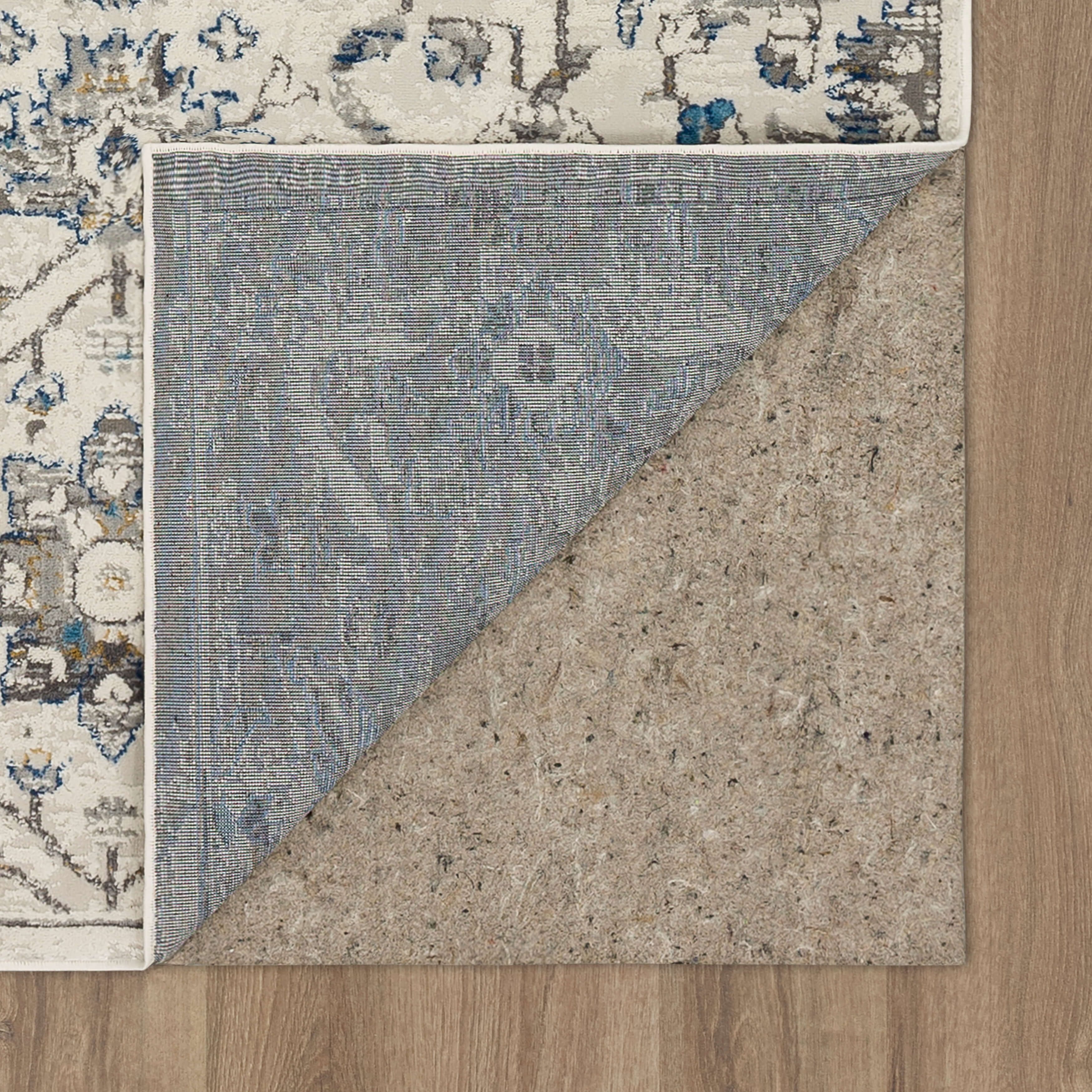Mohawk Home Howlett Washable Low Pile Stain and Fade Resistant Indoor Area Rug, Blue, 7' 10" X 10'