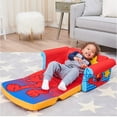 thumbnail image 2 of Marshmallow Furniture Kids 2-in-1 Flip Open Foam Sofa Bed, Elmo, 2 of 7