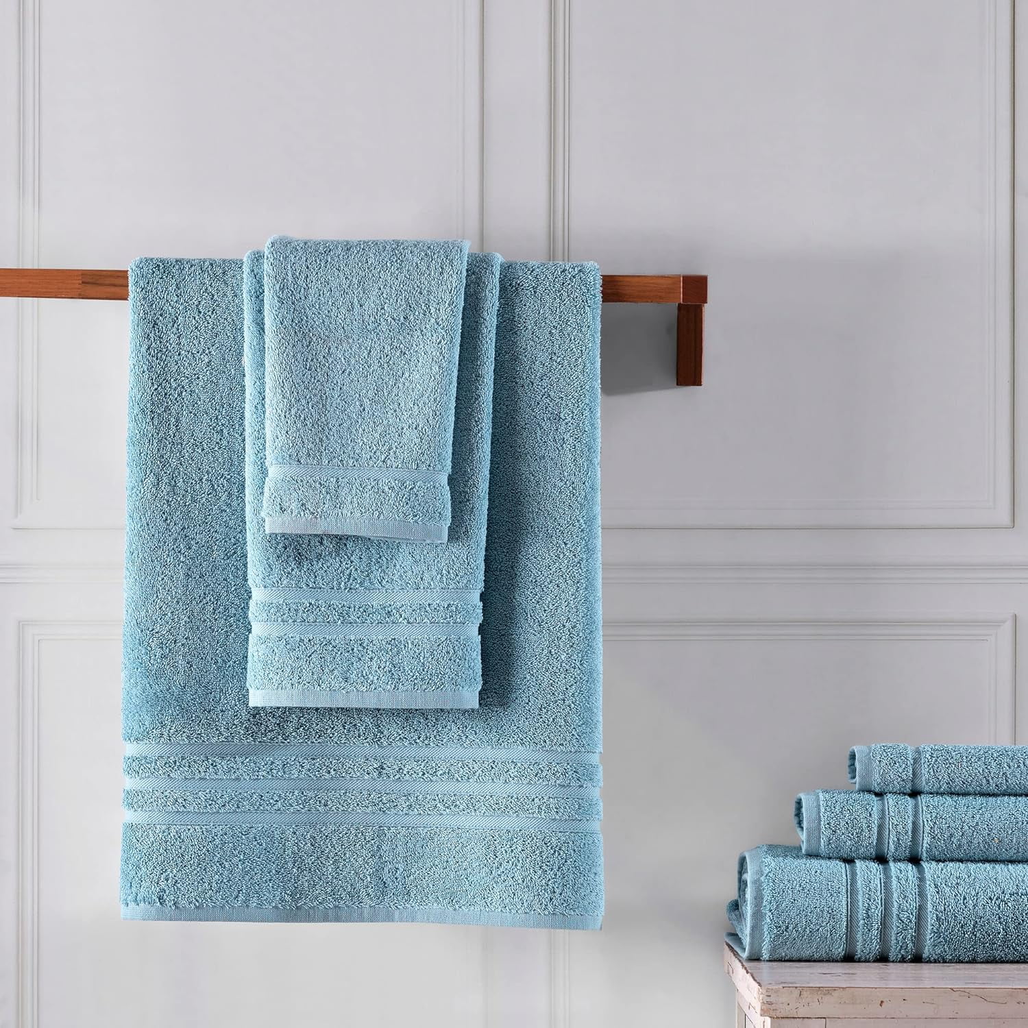 Super Pile Bath Towel- Lapis – French Presse Linens