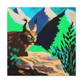 thumbnail image 2 of Lynx in Minimalism - Canvas, 2 of 25