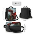 thumbnail image 2 of Easygdp Majestic Red Dragon Lunch Box Large capacity Lunch Bag Leakproof Cooler Tote Bag Organizer with Adjustable Shoulder Strap, 2 of 7