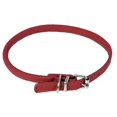 thumbnail image 1 of Dogline L1003-3 13-16 L x 0.33 Po L. Collier Rond en Cuir, Rouge, 1 of 5