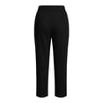thumbnail image 5 of Drovellove Women's Plus Size Elastic Waist Drawstring Cropped Pants with Pockets – Casual Yoga & Gym Joggers, 5 of 5