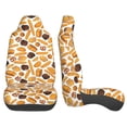 thumbnail image 3 of Fuzoiu Coffee Bun Hot Dog Print Seat Covers Set, Car Seat Covers Front Seats, Car Seat Protector, Car Seat Cushion, Seat Covers Carseat Cover Universal Fit for Most Cars, 3 of 7