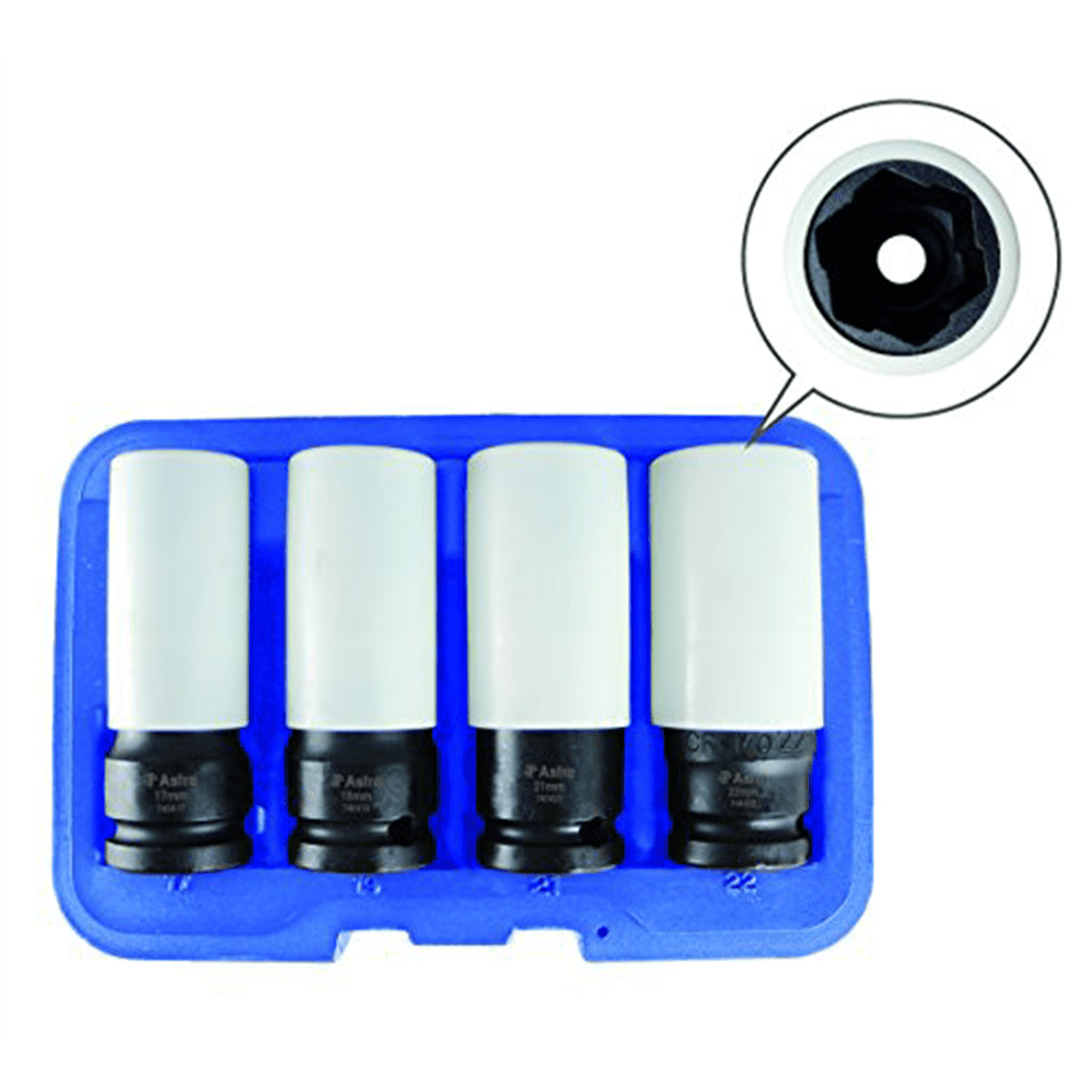 Astro Pneumatic Flank Bite Damaged Lug Nut Socket Set