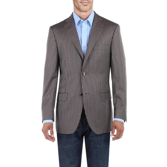 Mens Tan Modern Fit Blazer DTI DARYA TRADING BB Signature 2