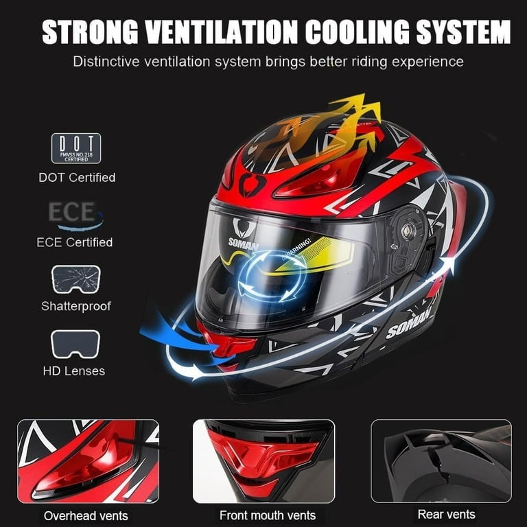 dot certified motorcycle helmets with bluetooth Helmet Approved Full Face Integrated Helmet, Racing Noise Reduction Helmet Built-in Dual Speaker Hide Microphone, Quick Release System for Adults Men and Women S-XXL ( Co Dont forget about the Scorpion Covert line for not only helmets but awesome gear as well GDM Bluetooth Motorcycle Helmet with