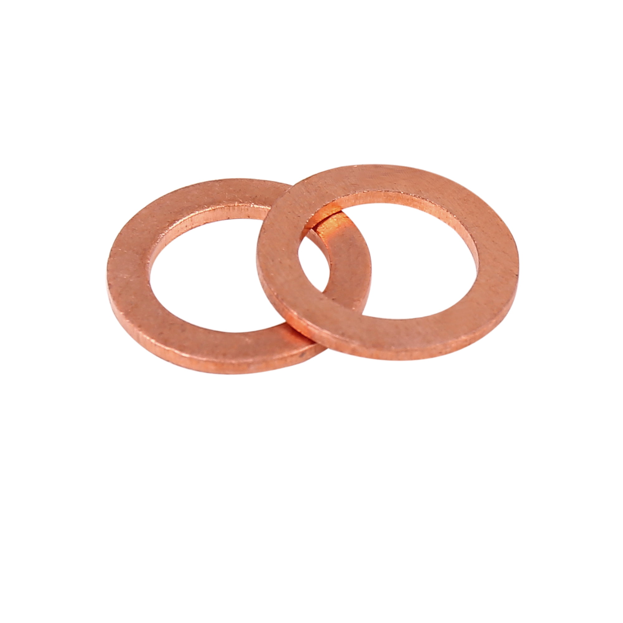 10pcs 8mmx16mmx1.5mm Copper Flat Ring Sealing Crush Washer Gasket 