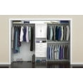 thumbnail image 2 of Closetmaid 1935140 Suitesymphony 7 To 10 Foot Wide Closet System Organizer Kit - Grey, 2 of 7