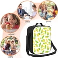 thumbnail image 5 of Lsque Cartoon Corn Lunch Bag Lunch Box for Women Men Reusable Insulated Lunch Tote Bag,Leakproof Thermal Cooler Sack Food Handbags Case High Capacity, 5 of 9
