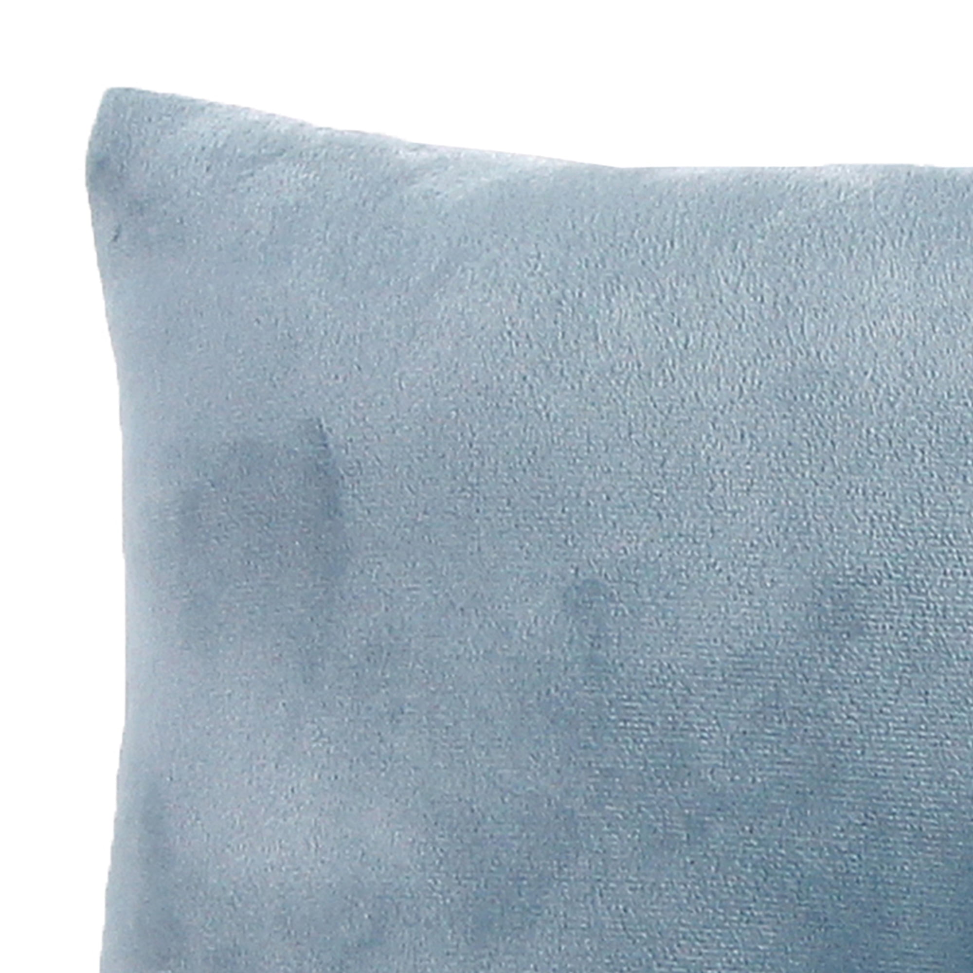 Jordan Manufacturing 18" x 18" Fairview Light Teal Solid Square Tufted Decorative Throw Pillow with Fabric Button